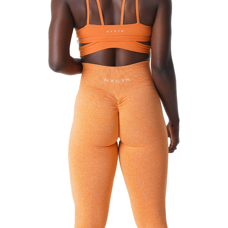 NVGTN Speckled Scrunch Seamless Leggings Women Soft Workout Tights Fitness  Pants Gym Wear