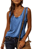 Tank Top Women Summer Loose Solid Colour Zipper Top V-neck Sexy Streetwear Vest Sleeveless Camisole Vest Fashion Basic Blouse