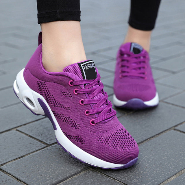 Women Sneakers 2022 Lace Up Casual Sneakers For Women Flat Women's Sneakers Plus Size Comfortable Female Shoes Zapatos De Mujer